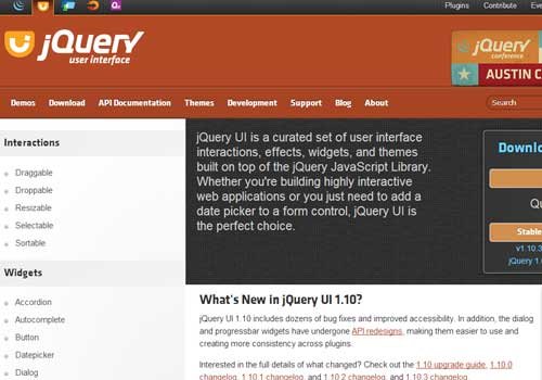 JqueryUI ~ 43 Useful and Time Saving Web Development Kits and Frameworks
